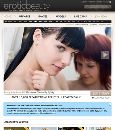Erotic Beauty Review Main Page
